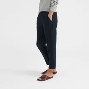 Everlane Navy Italian GoWeave Easy Pant